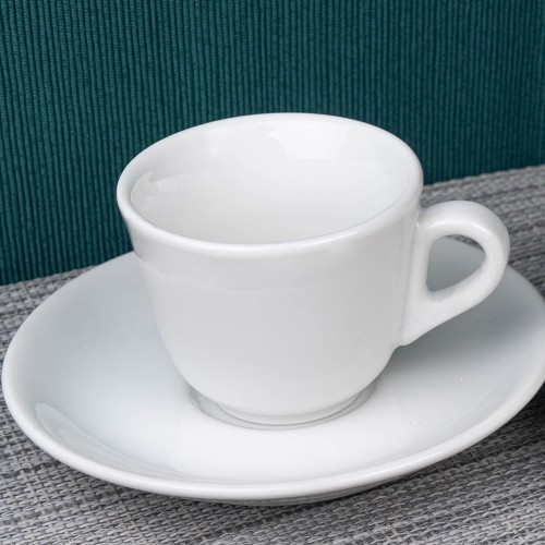 Lario cup in white porcelain